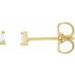 Tapered Baguette Channel-Set Stud Earrings