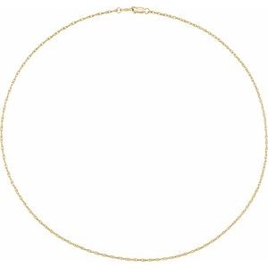1.25 mm Rope Chain