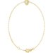 Heart & Paperclip-Style Link Bracelet