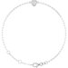 Heart & Paperclip-Style Link Bracelet
