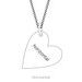 Engravable Heart Necklace or Pendant
