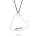 Engravable Heart Necklace or Pendant