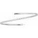 Fully Accented Flexible Bangle Bracelet