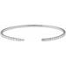 Fully Accented Flexible Bangle Bracelet