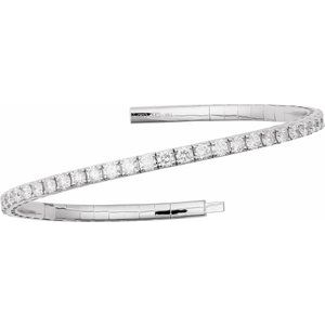 Fully Accented Flexible Bangle Bracelet