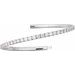 Fully Accented Flexible Bangle Bracelet
