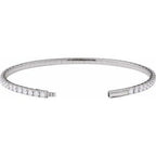 Fully Accented Flexible Bangle Bracelet