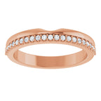 Bezel-Set Accented Engagement Ring or Band