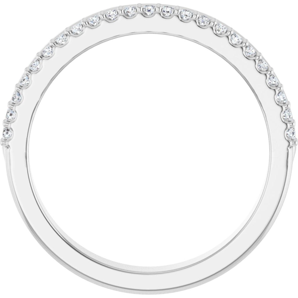 Bezel-Set Accented Engagement Ring or Band