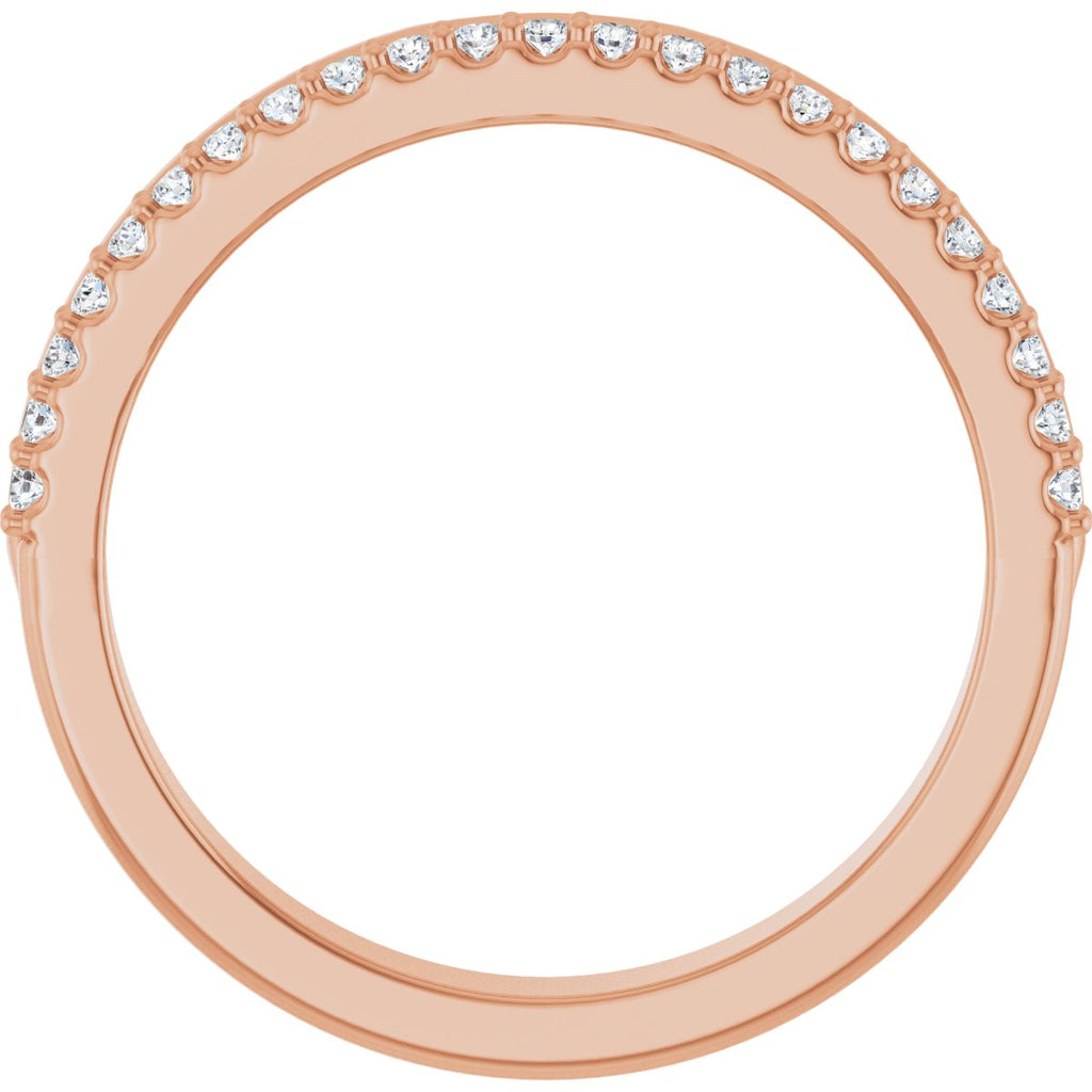 Bezel-Set Accented Engagement Ring or Band