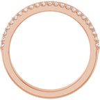 Bezel-Set Accented Engagement Ring or Band