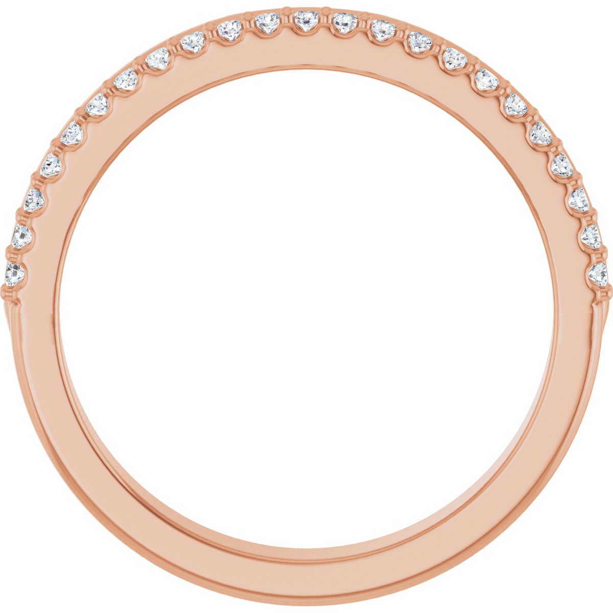 Bezel-Set Accented Engagement Ring or Band