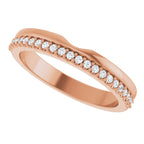Bezel-Set Accented Engagement Ring or Band