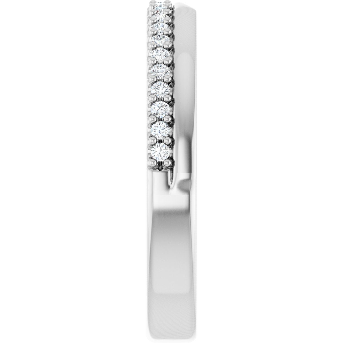 Bezel-Set Accented Engagement Ring or Band