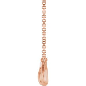 Freeform Ribbon Bar Necklace or Center