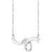 Freeform Ribbon Bar Necklace or Center