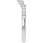 Double Claw-Prong Three-Stone Engagement Ring or Band
