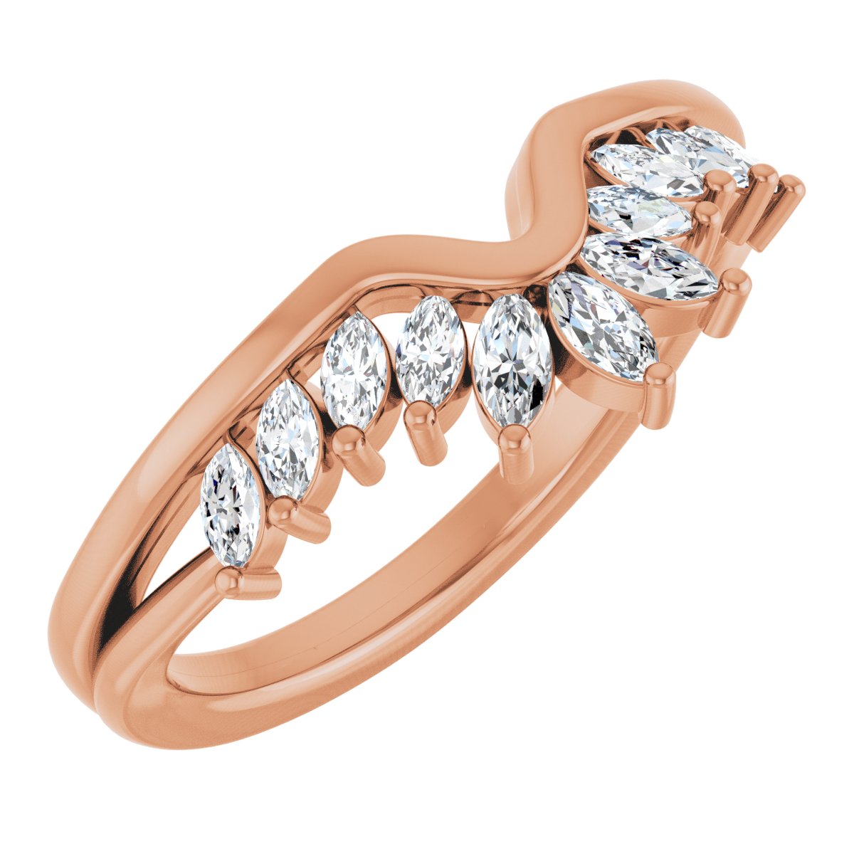Accented Engagement Ring or Band
