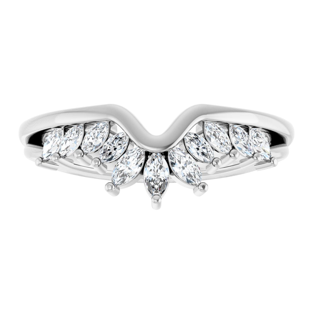 Accented Engagement Ring or Band