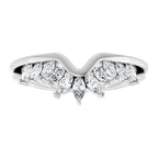 Accented Engagement Ring or Band
