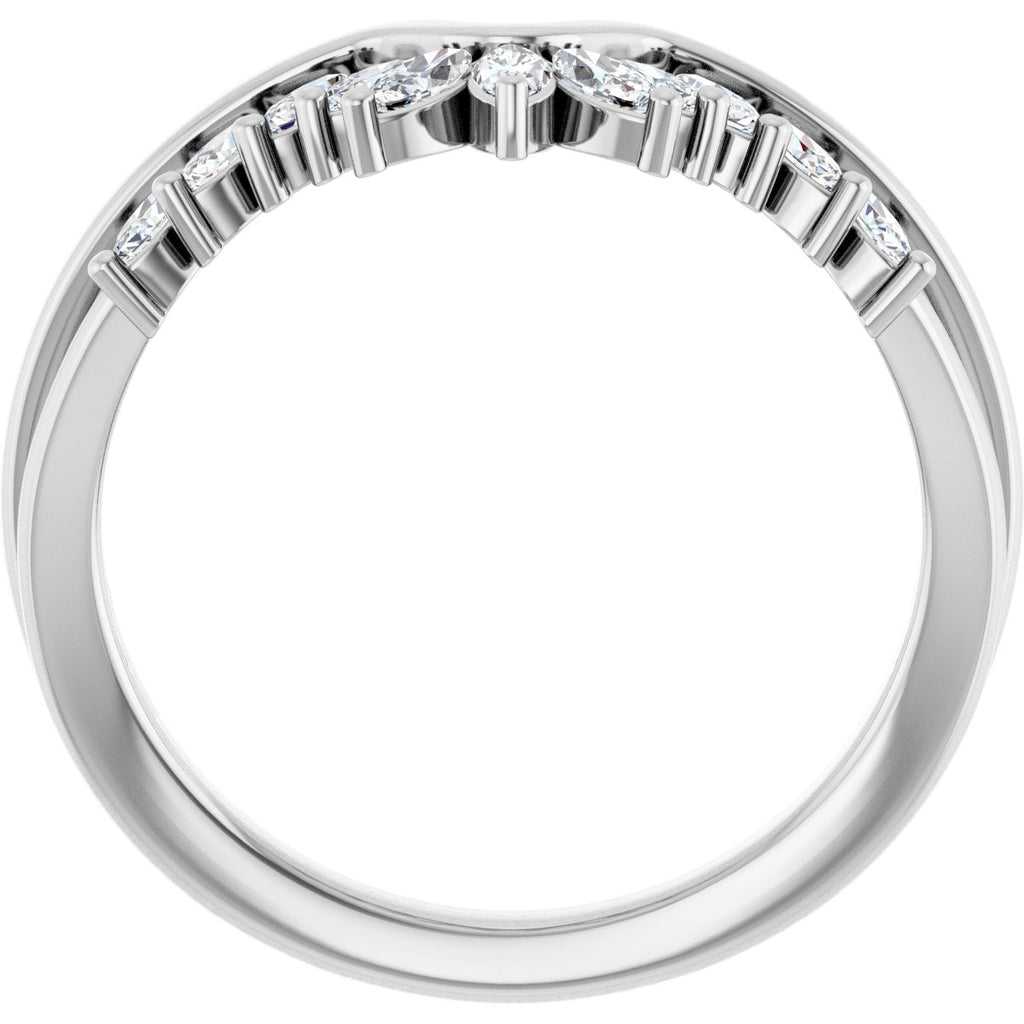Accented Engagement Ring or Band