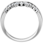 Accented Engagement Ring or Band