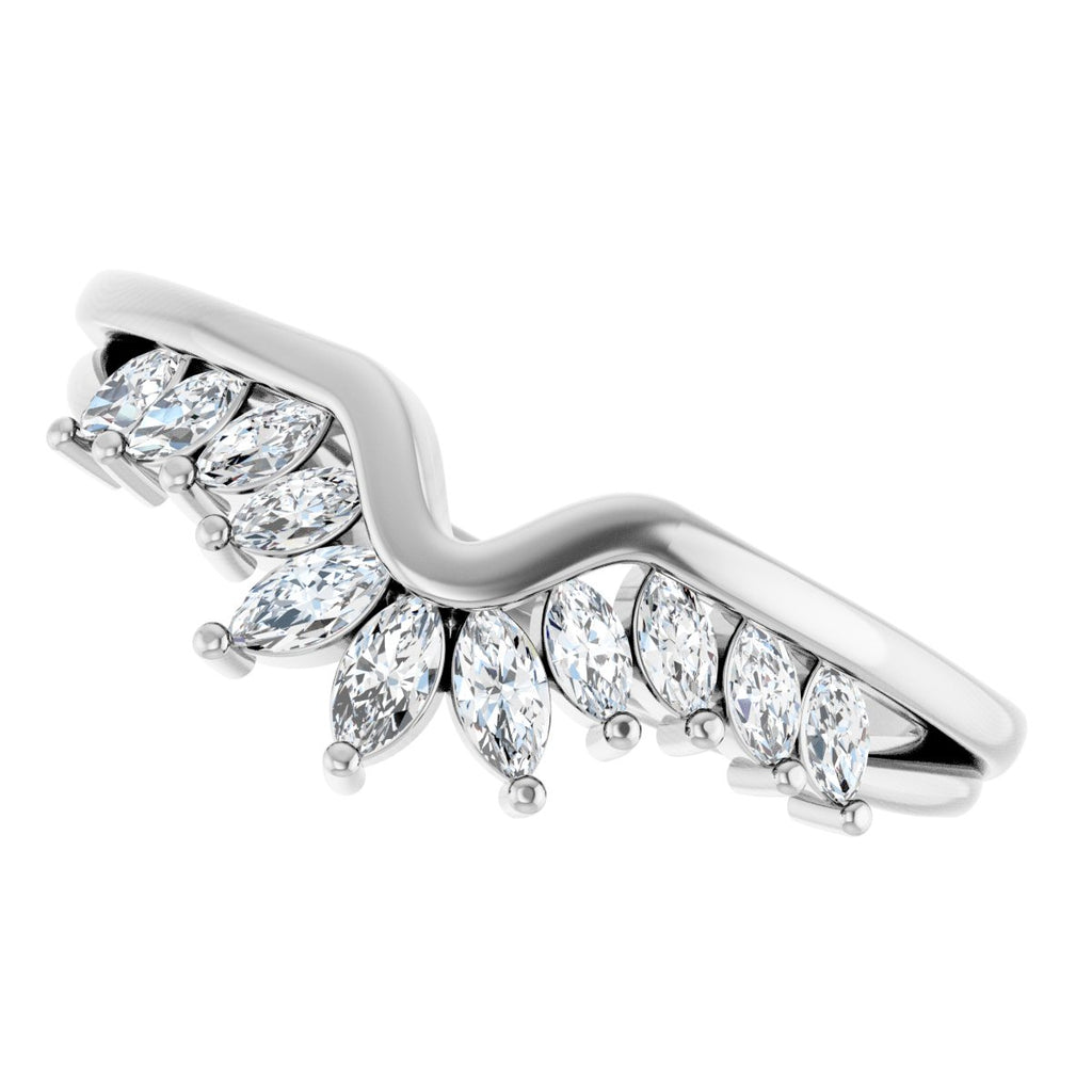 Accented Engagement Ring or Band