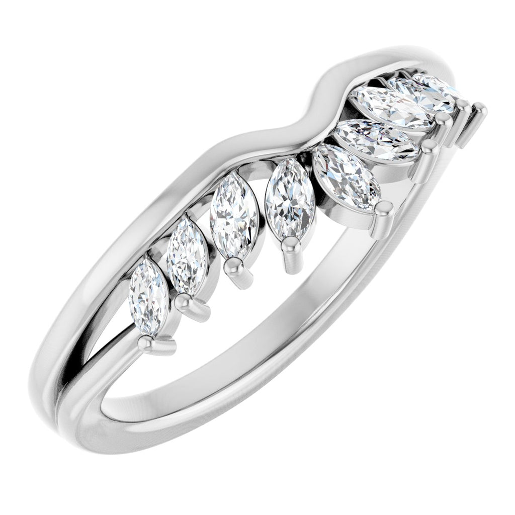 Accented Engagement Ring or Band
