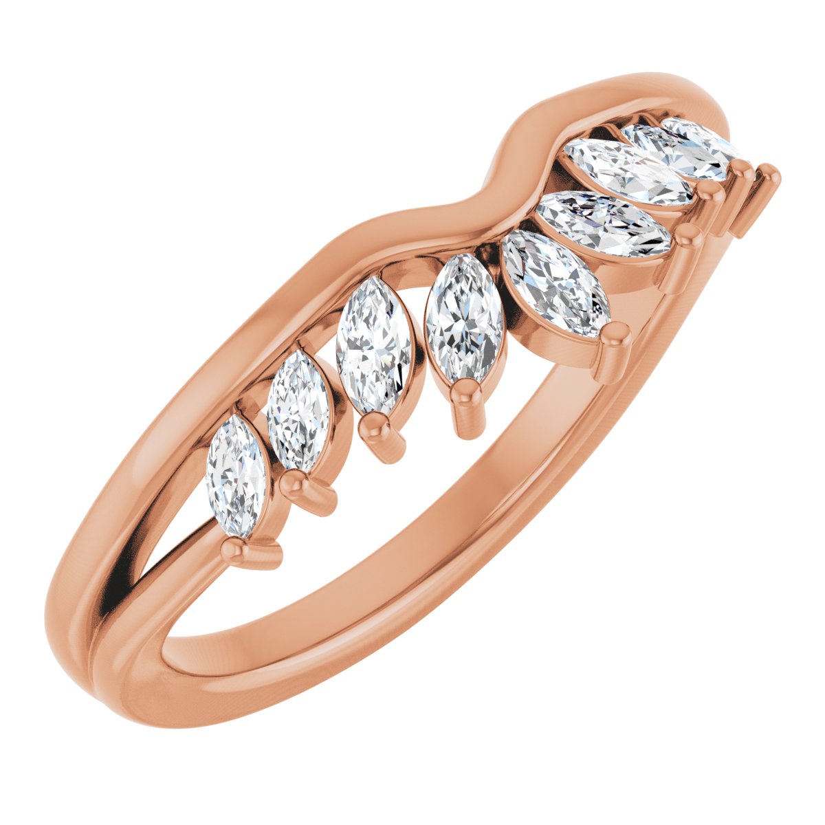 Accented Engagement Ring or Band