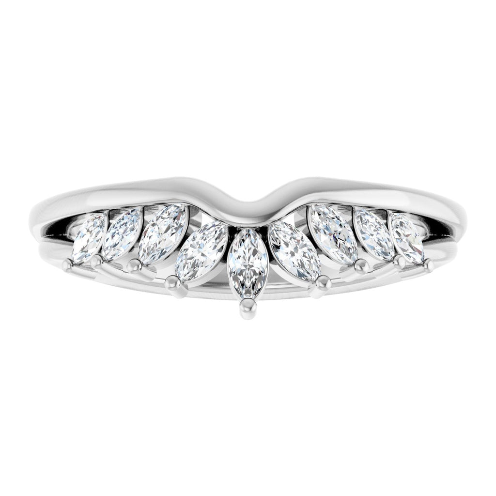 Accented Engagement Ring or Band