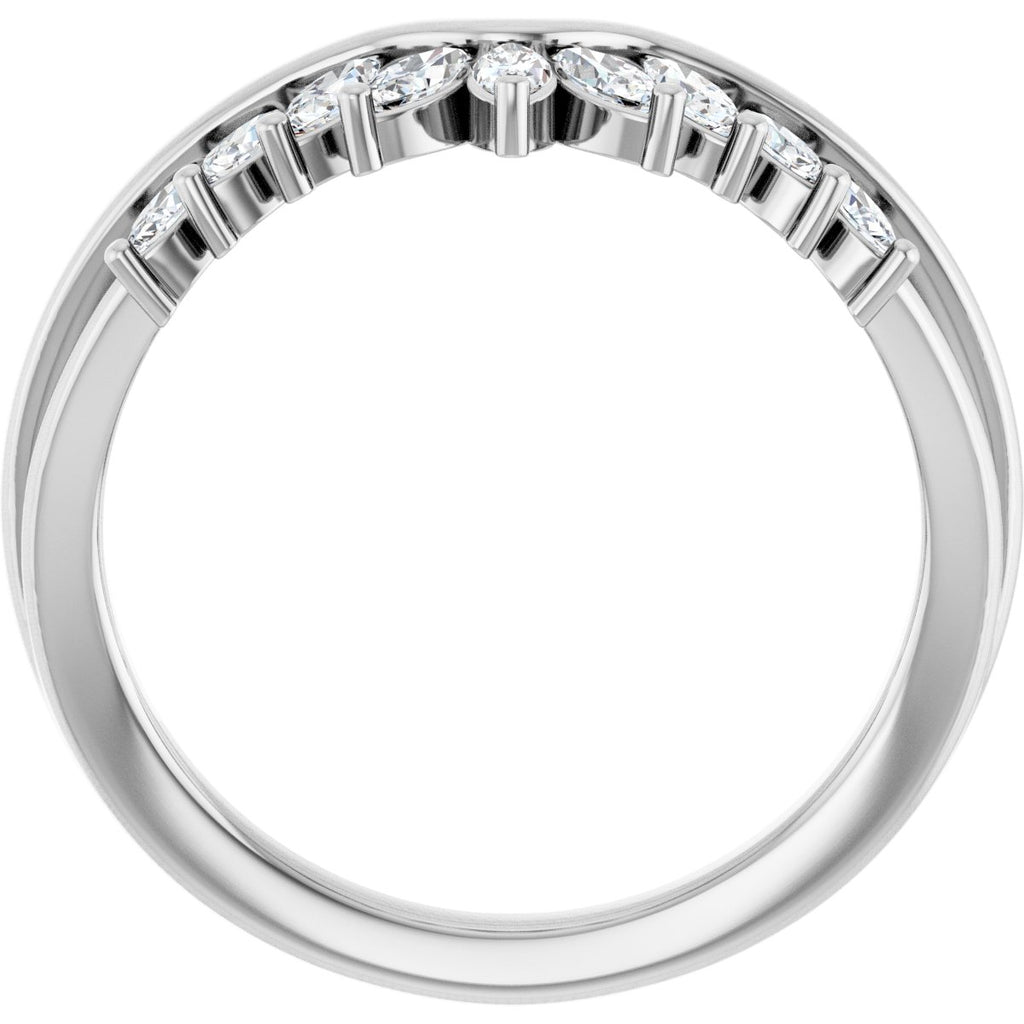 Accented Engagement Ring or Band