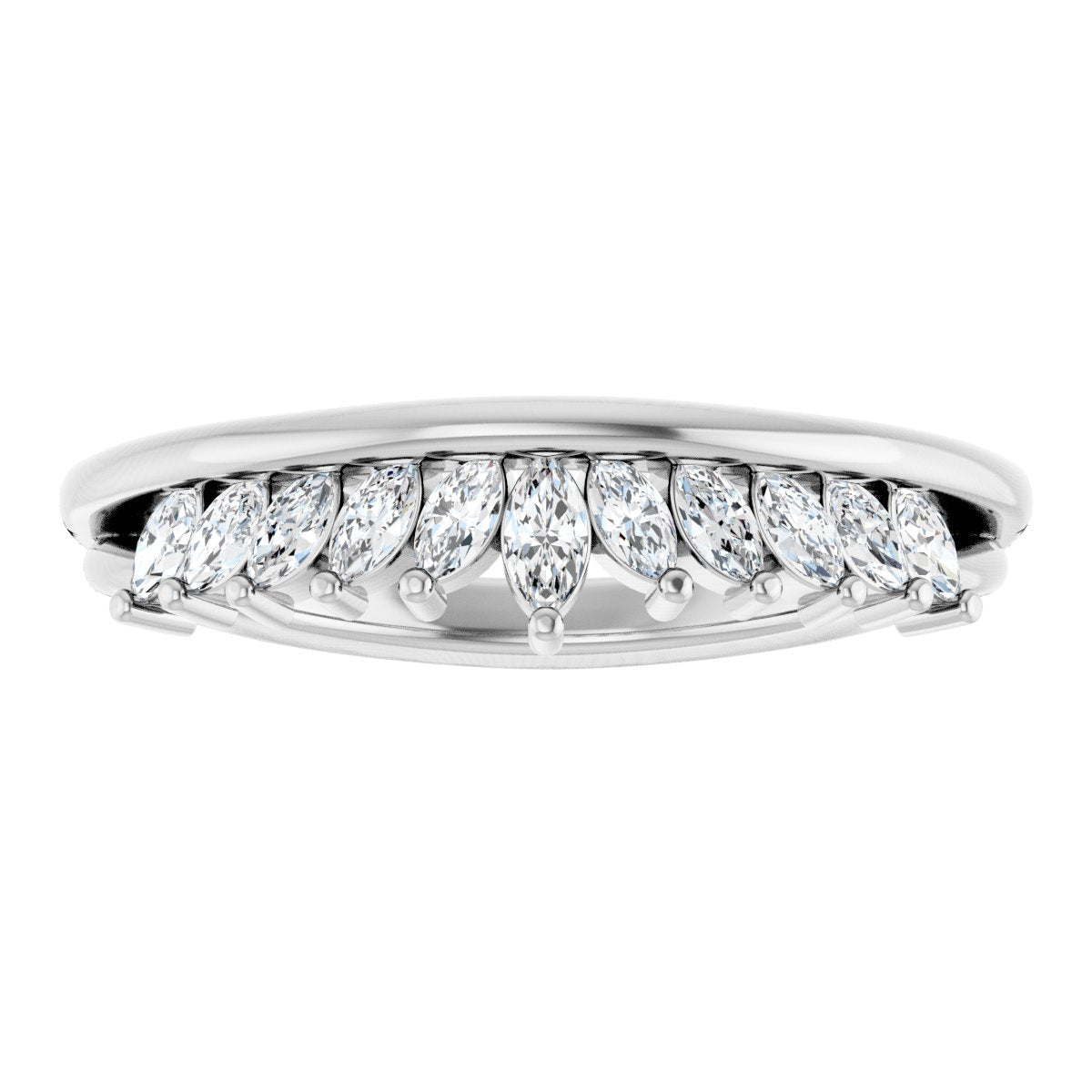 Accented Engagement Ring or Band