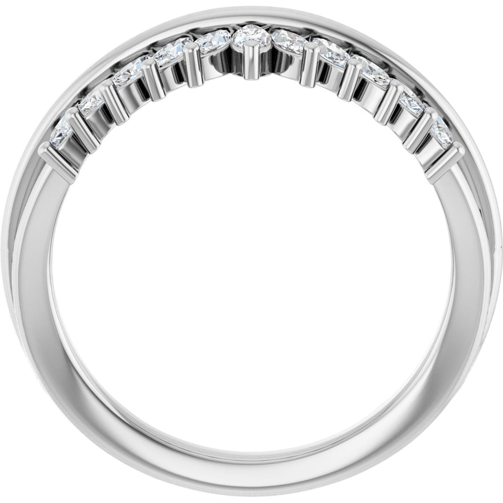 Accented Engagement Ring or Band