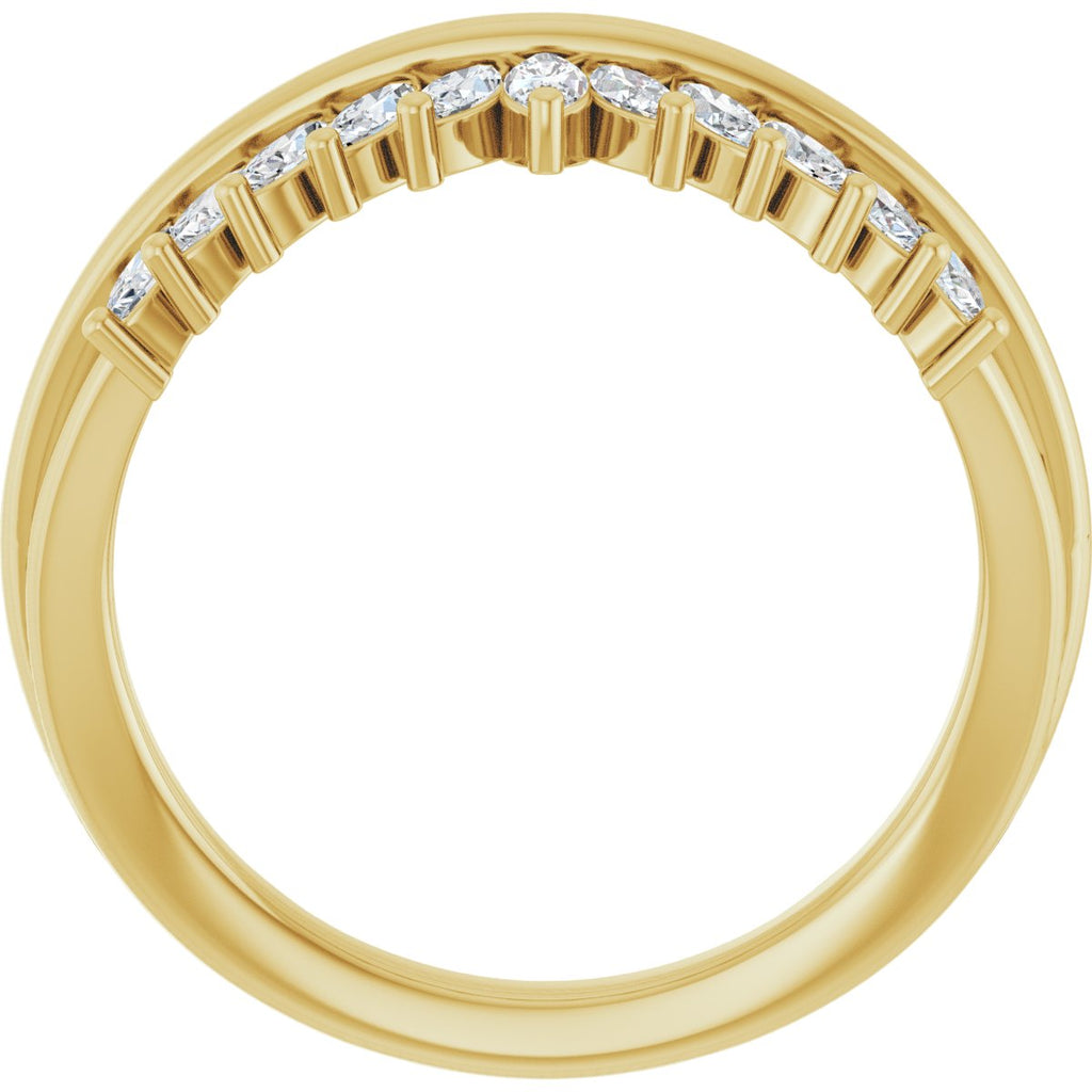 Accented Engagement Ring or Band