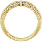 Accented Engagement Ring or Band