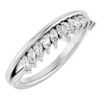 Accented Engagement Ring or Band