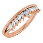Accented Engagement Ring or Band