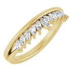 Accented Engagement Ring or Band