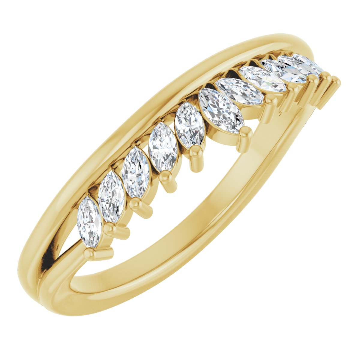 Accented Engagement Ring or Band