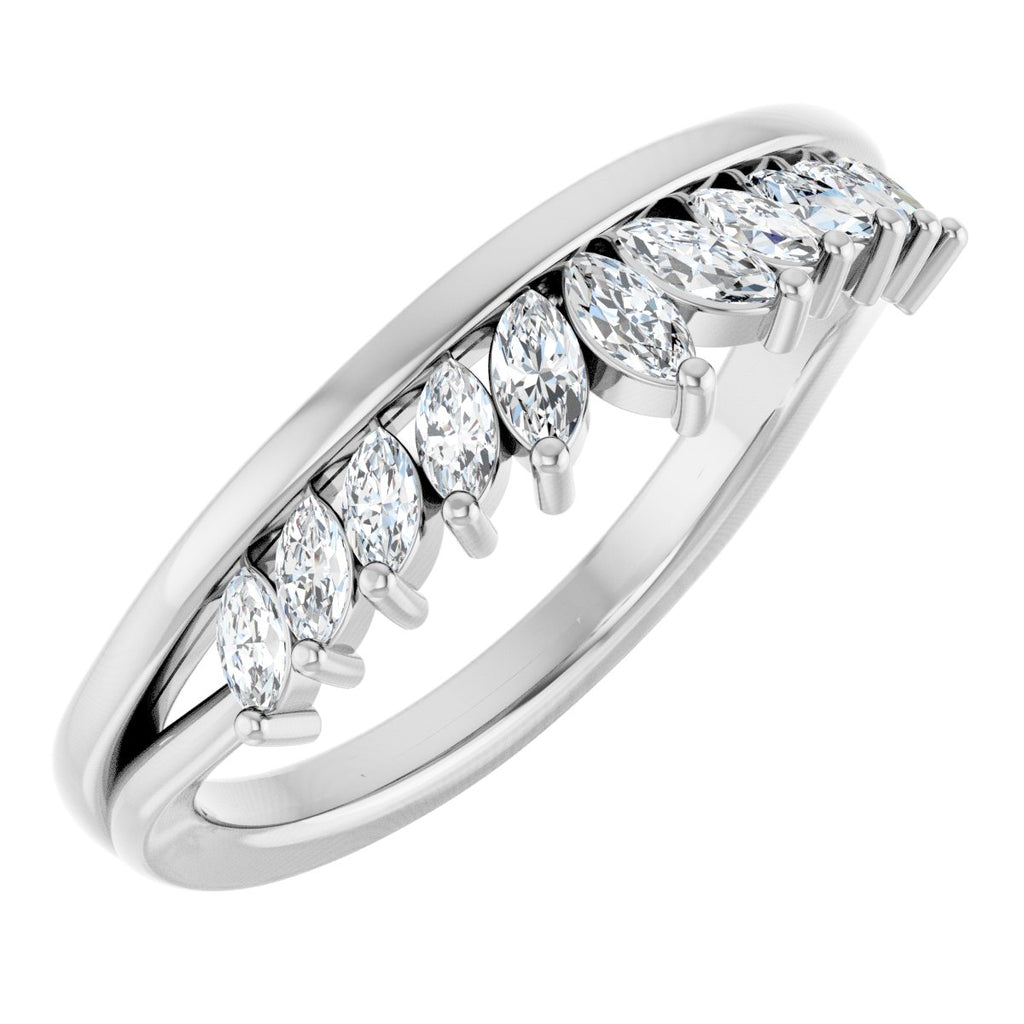 Accented Engagement Ring or Band