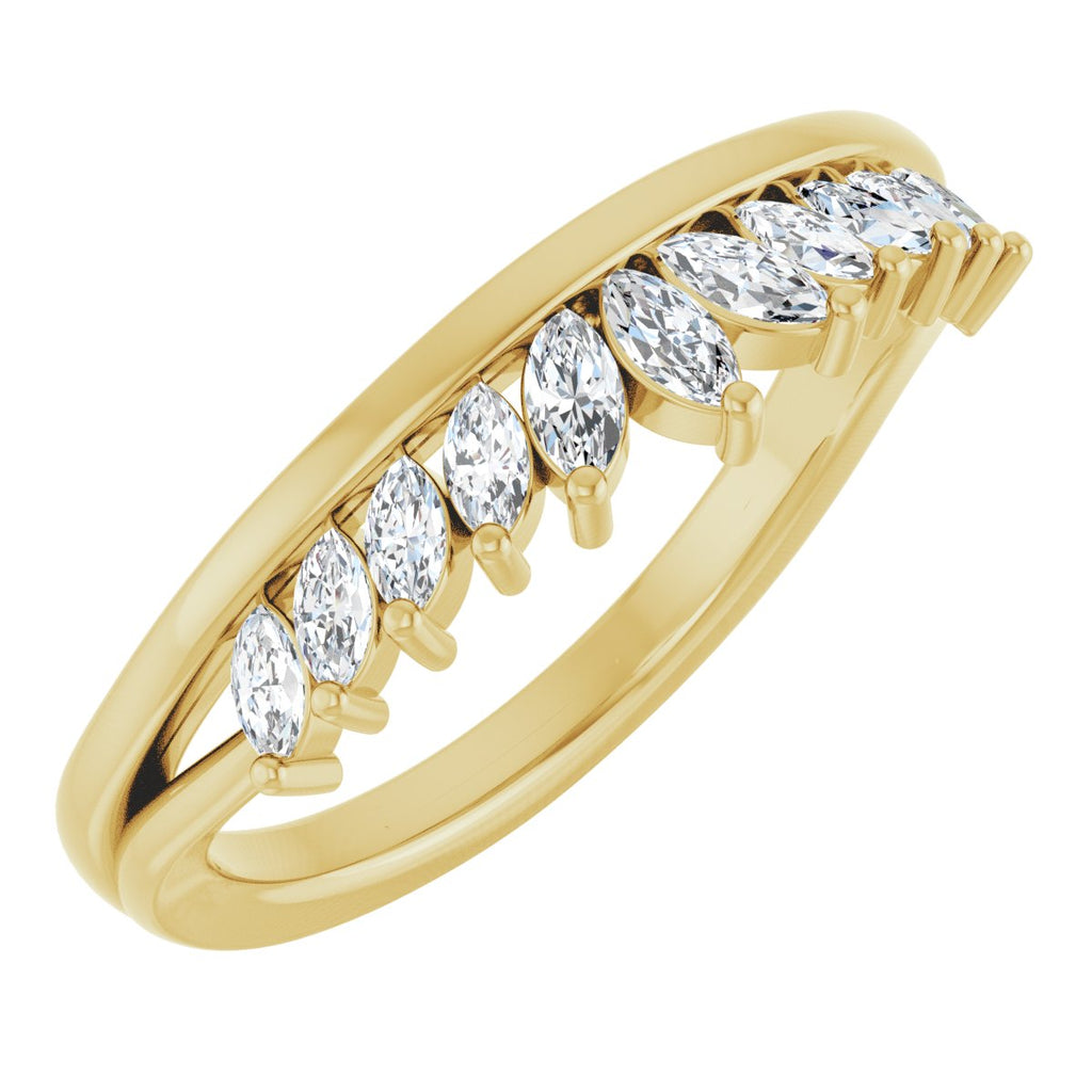 Accented Engagement Ring or Band