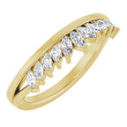 Accented Engagement Ring or Band