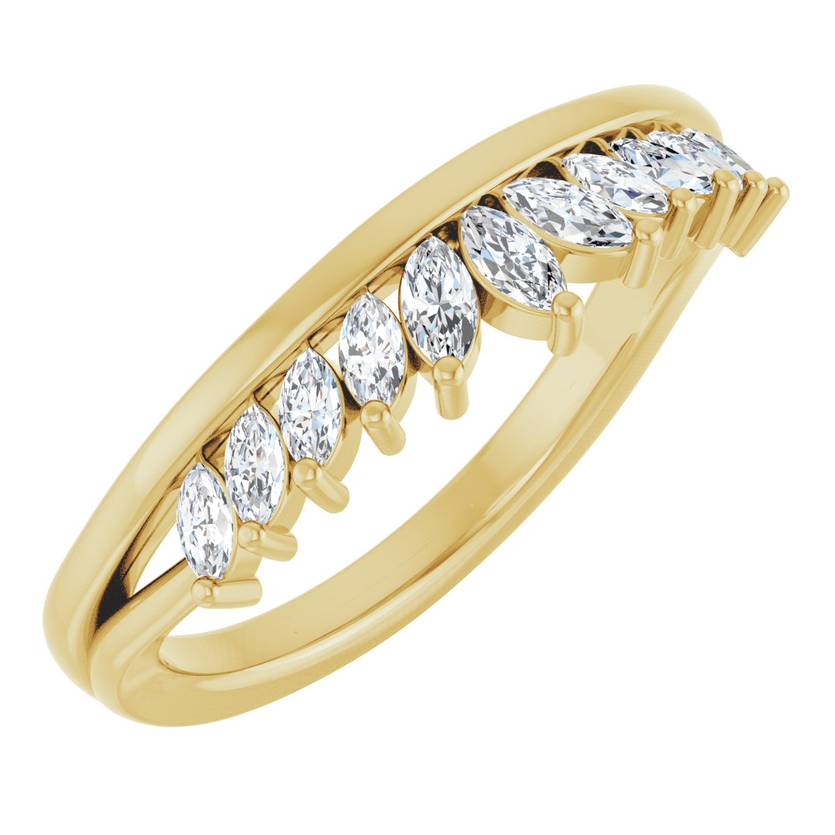 Accented Engagement Ring or Band