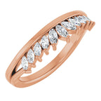Accented Engagement Ring or Band