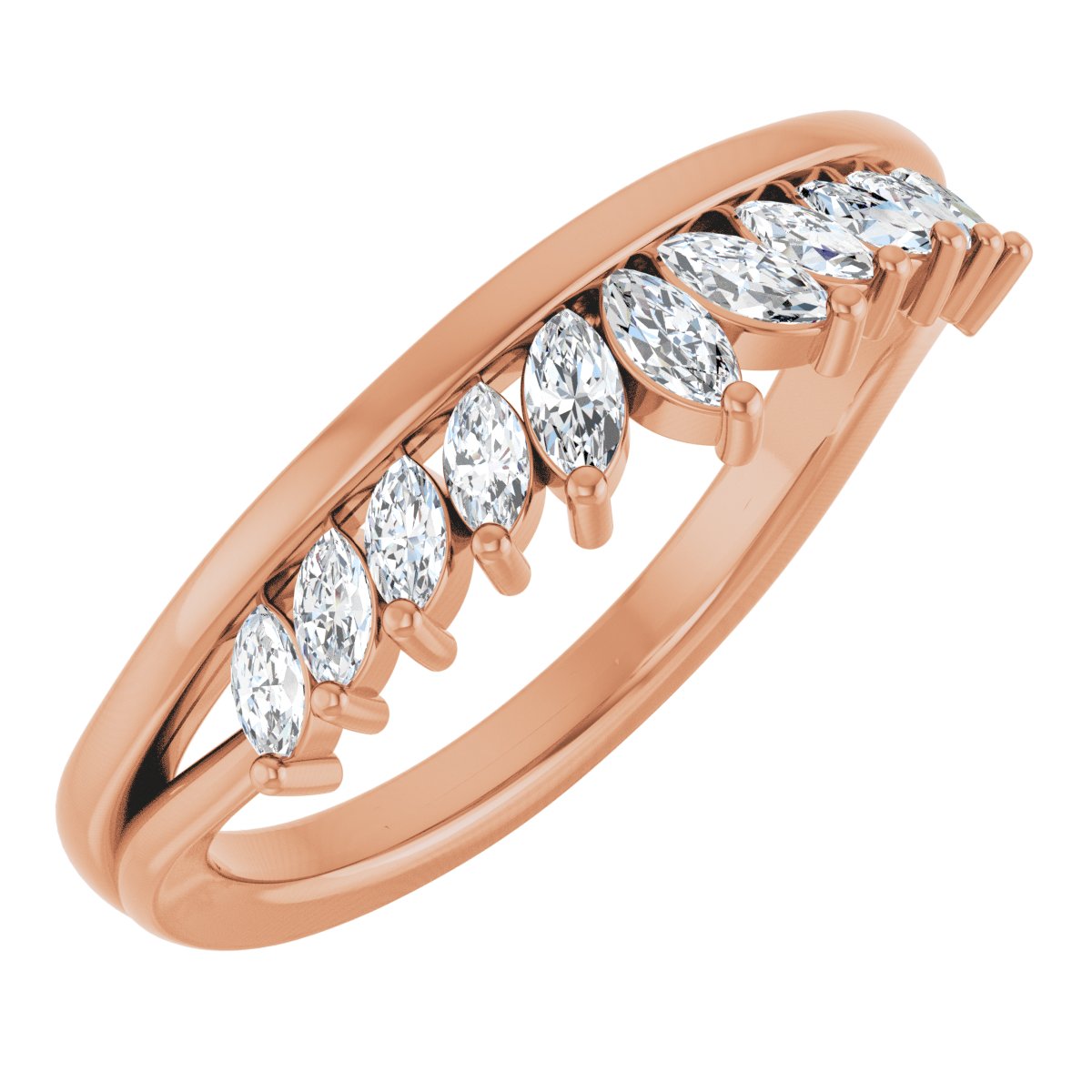 Accented Engagement Ring or Band