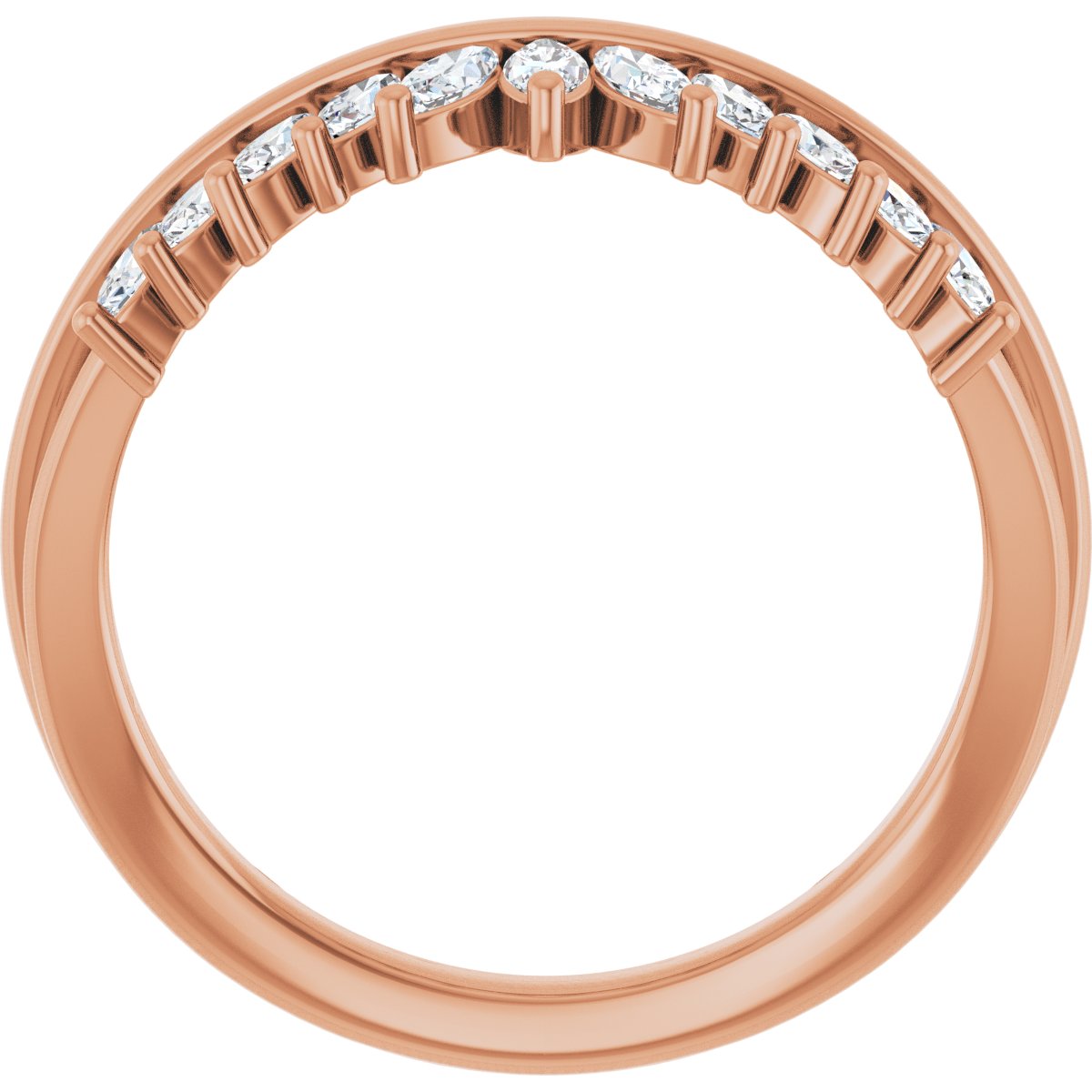 Accented Engagement Ring or Band