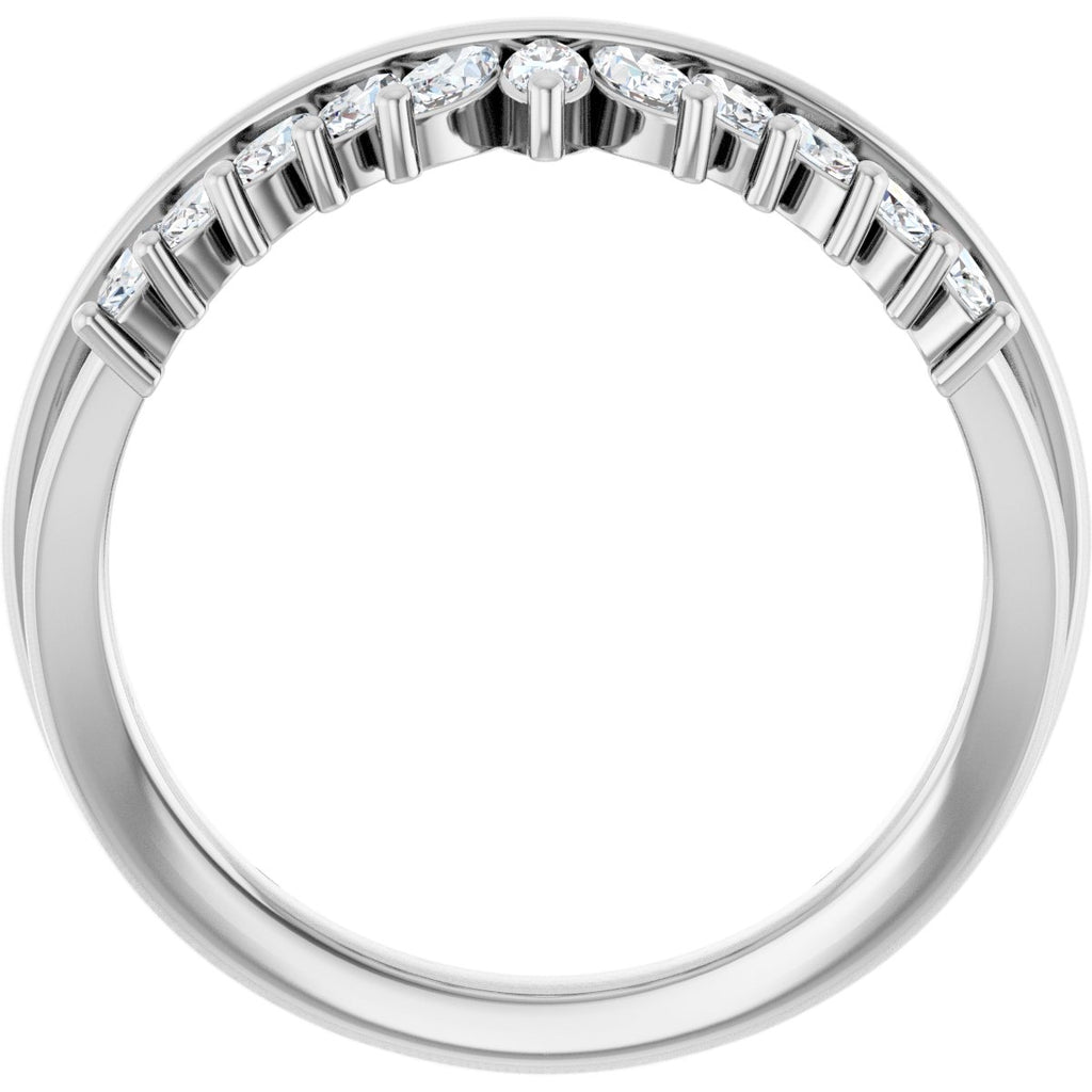 Accented Engagement Ring or Band