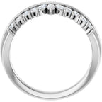 Accented Engagement Ring or Band