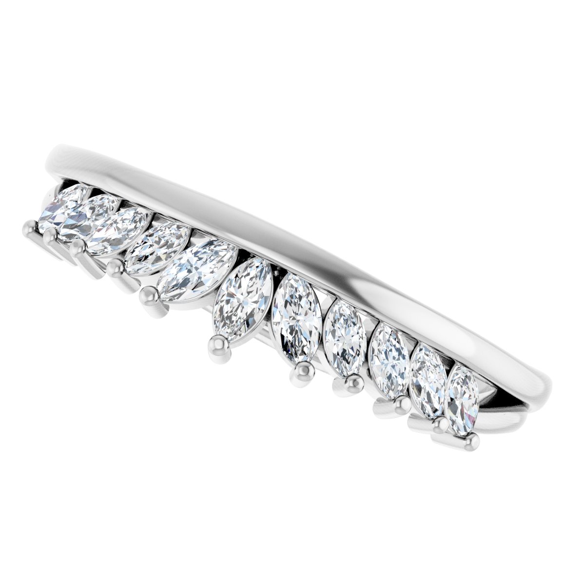 Accented Engagement Ring or Band