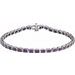Bezel-Set Line Bracelet